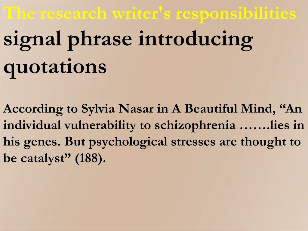 the research writer s responsibilities signal