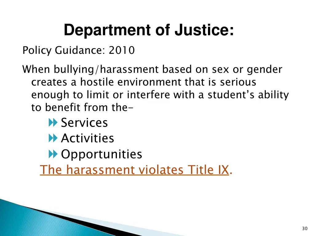 department of justice