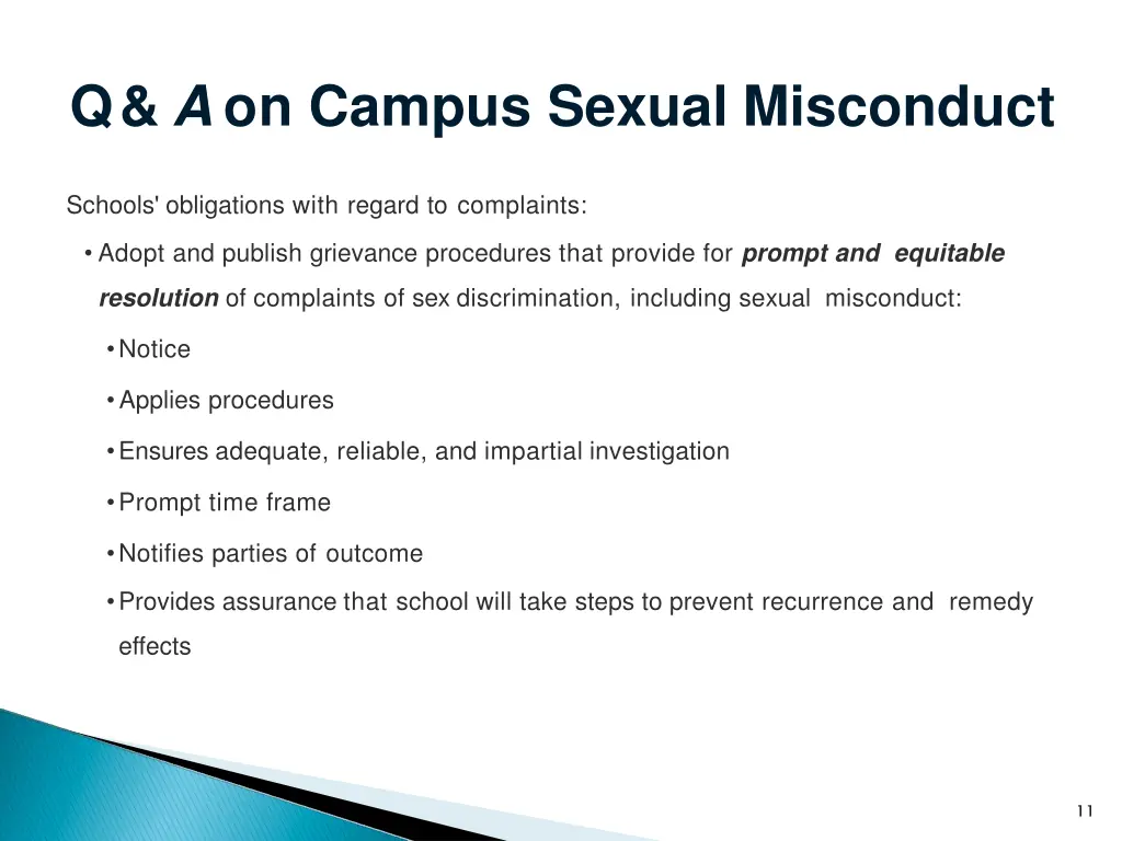 q a on campus sexual misconduct 1