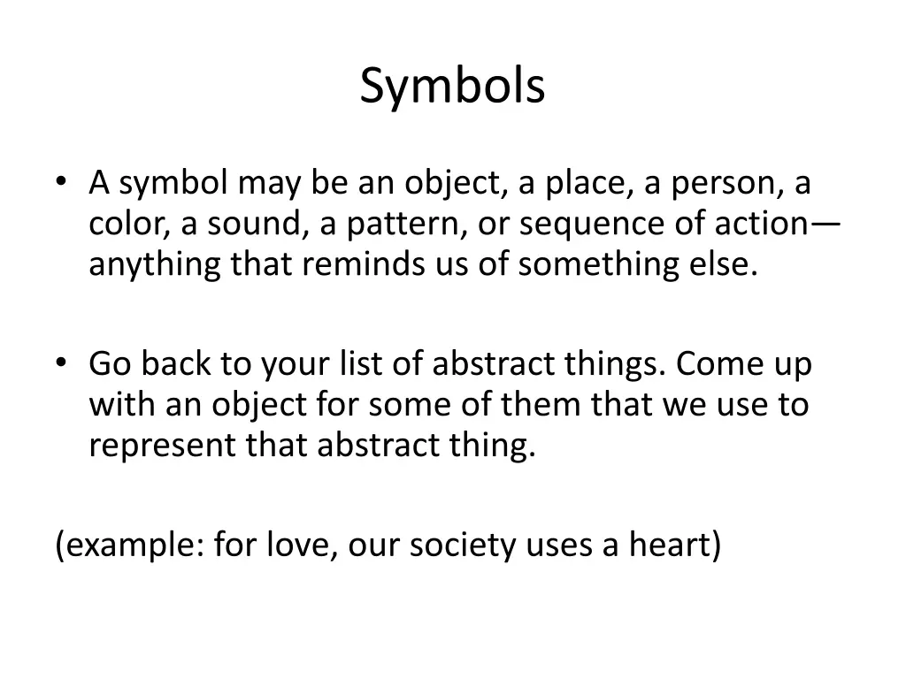 symbols