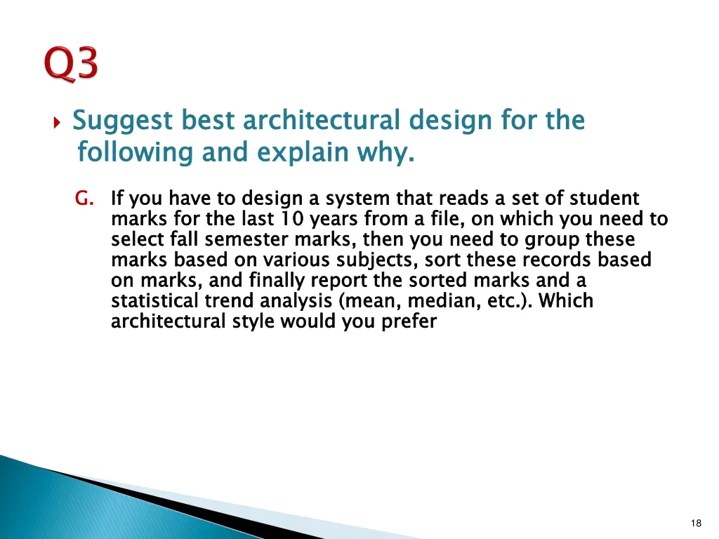 suggest best architectural design for the 5