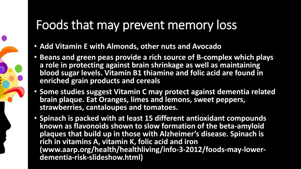 foods foods that may prevent memory loss that