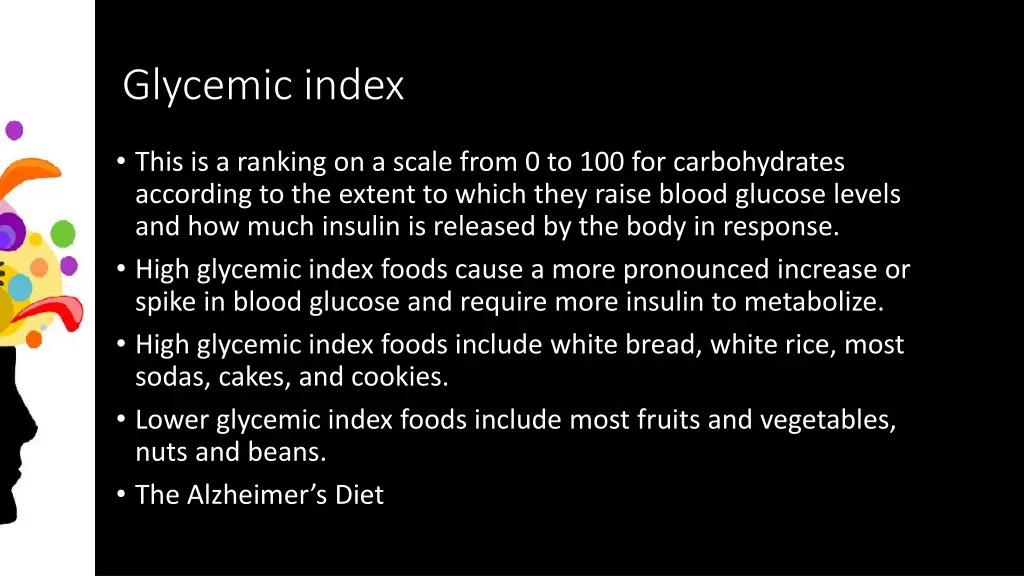 glycemic index