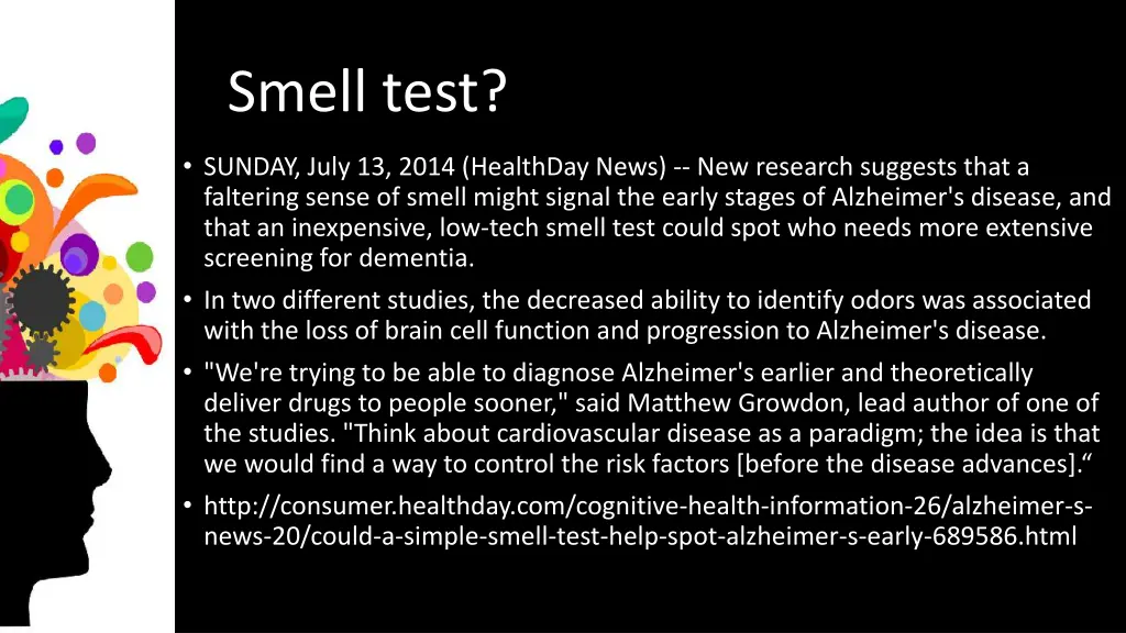 smell test