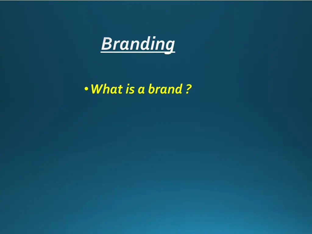 branding