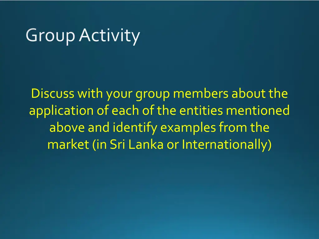 group activity