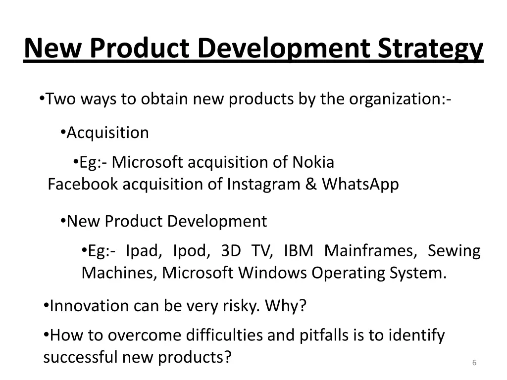 new product development strategy 1