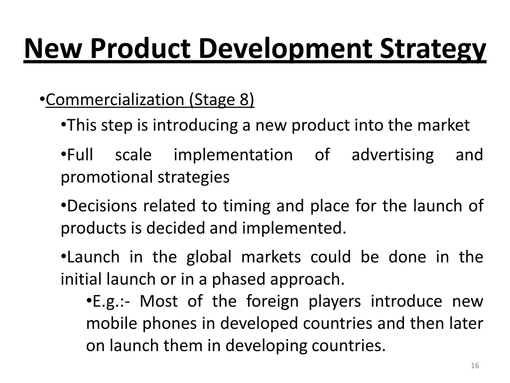 new product development strategy 11