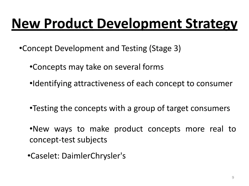 new product development strategy 4