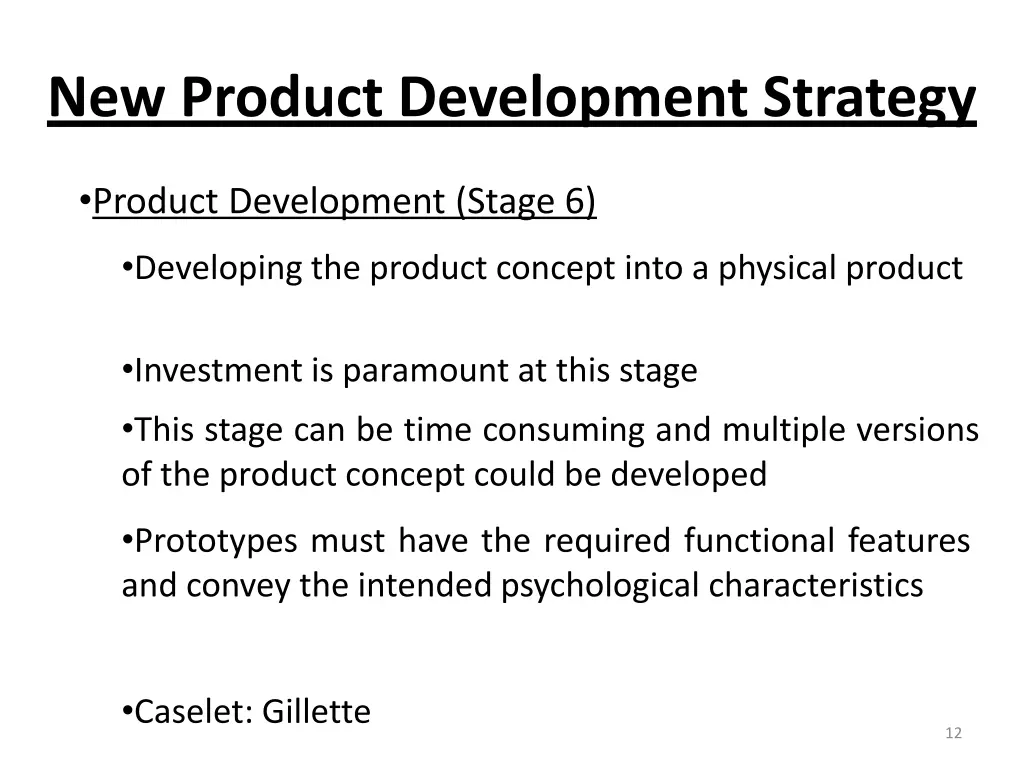 new product development strategy 7