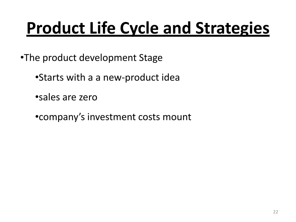 product life cycle and strategies 1