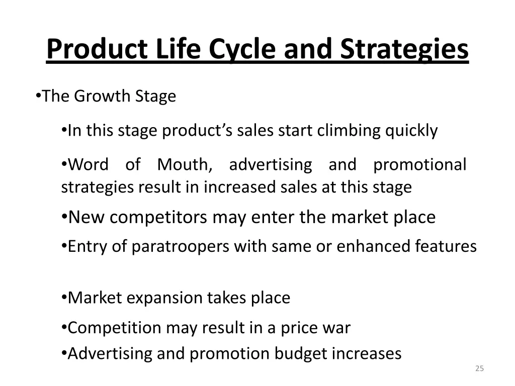 product life cycle and strategies 4