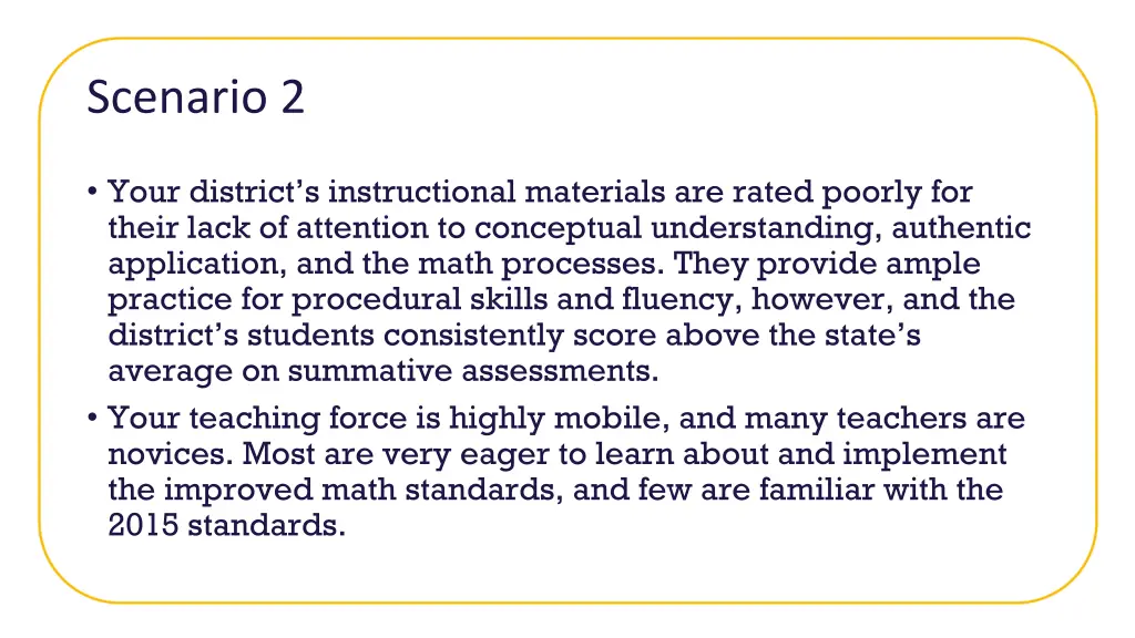 scenario 2