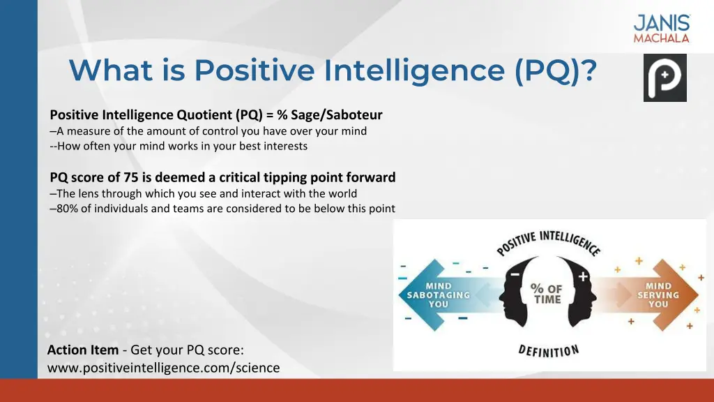 what is positive intelligence pq
