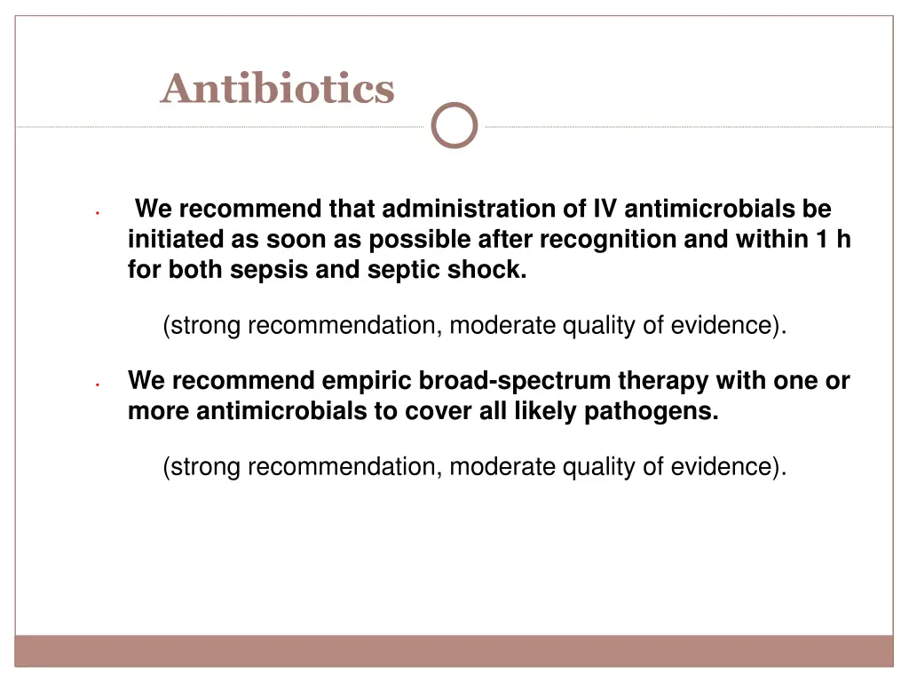 antibiotics