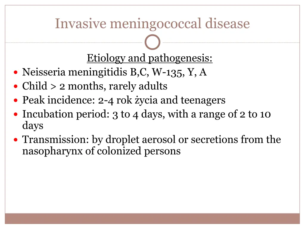 invasive meningococcal disease 2