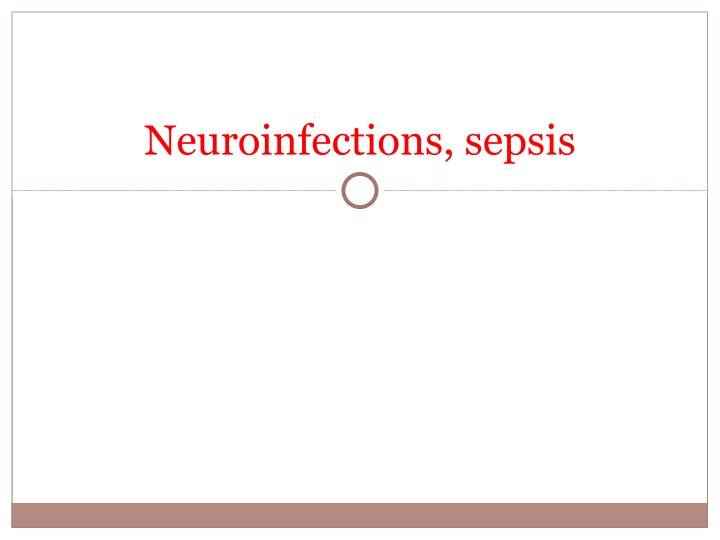 neuroinfections sepsis