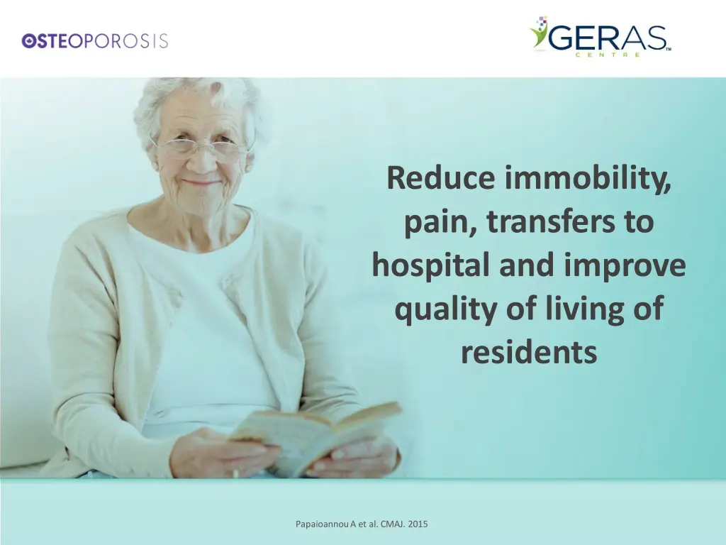 reduce immobility pain transfers to hospital