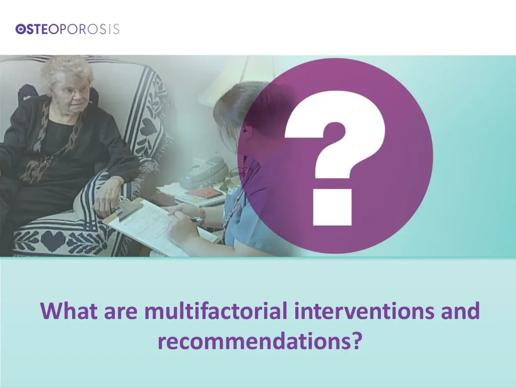 what are multifactorial interventions