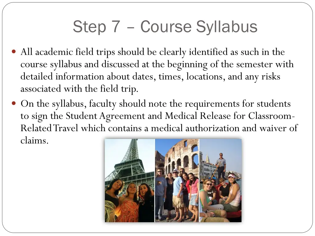 step 7 course syllabus