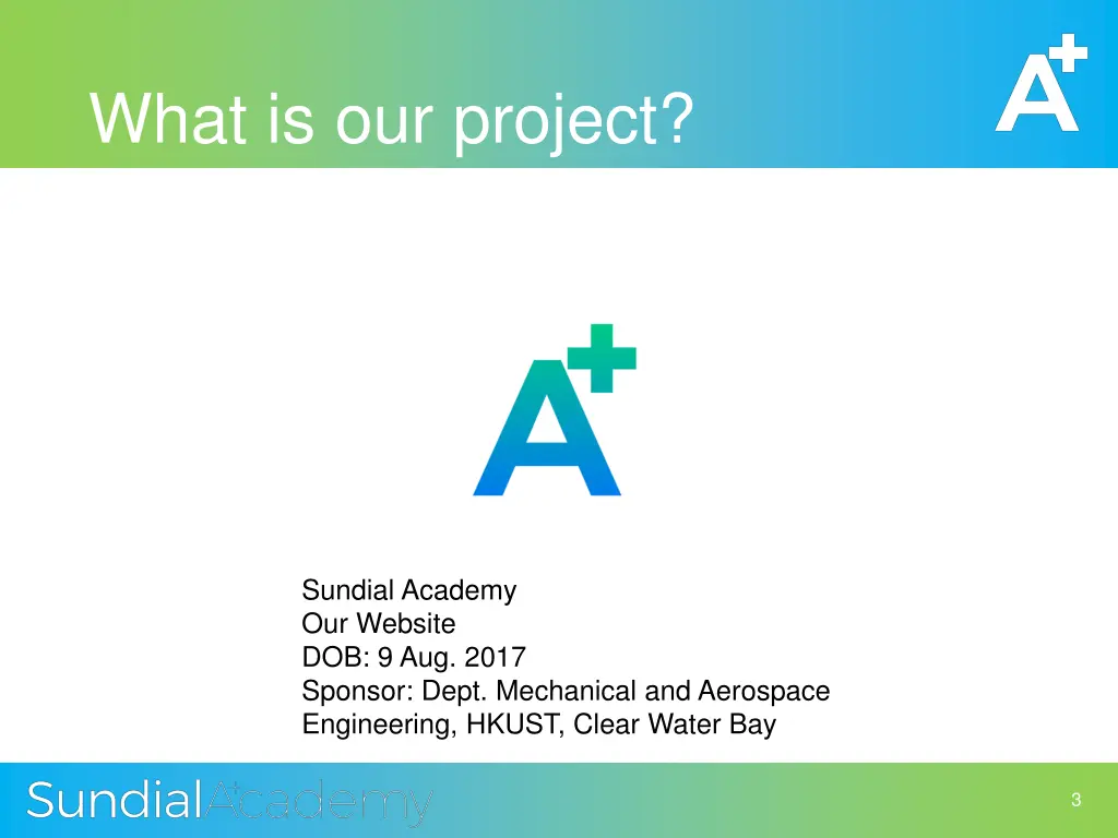 what is our project 1