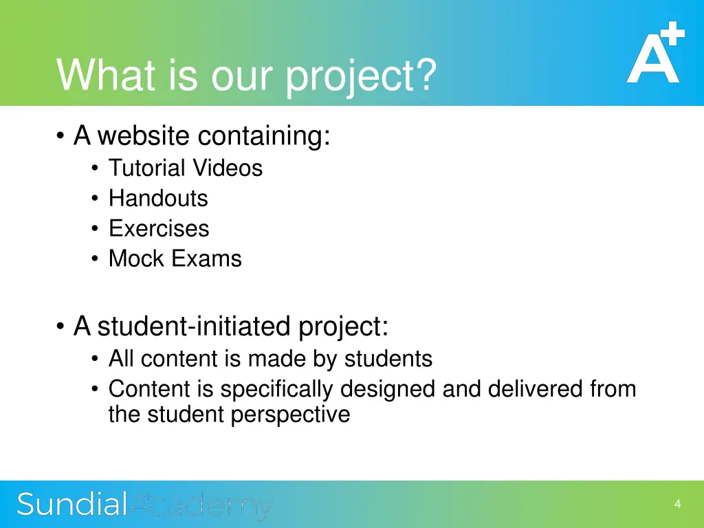 what is our project 2