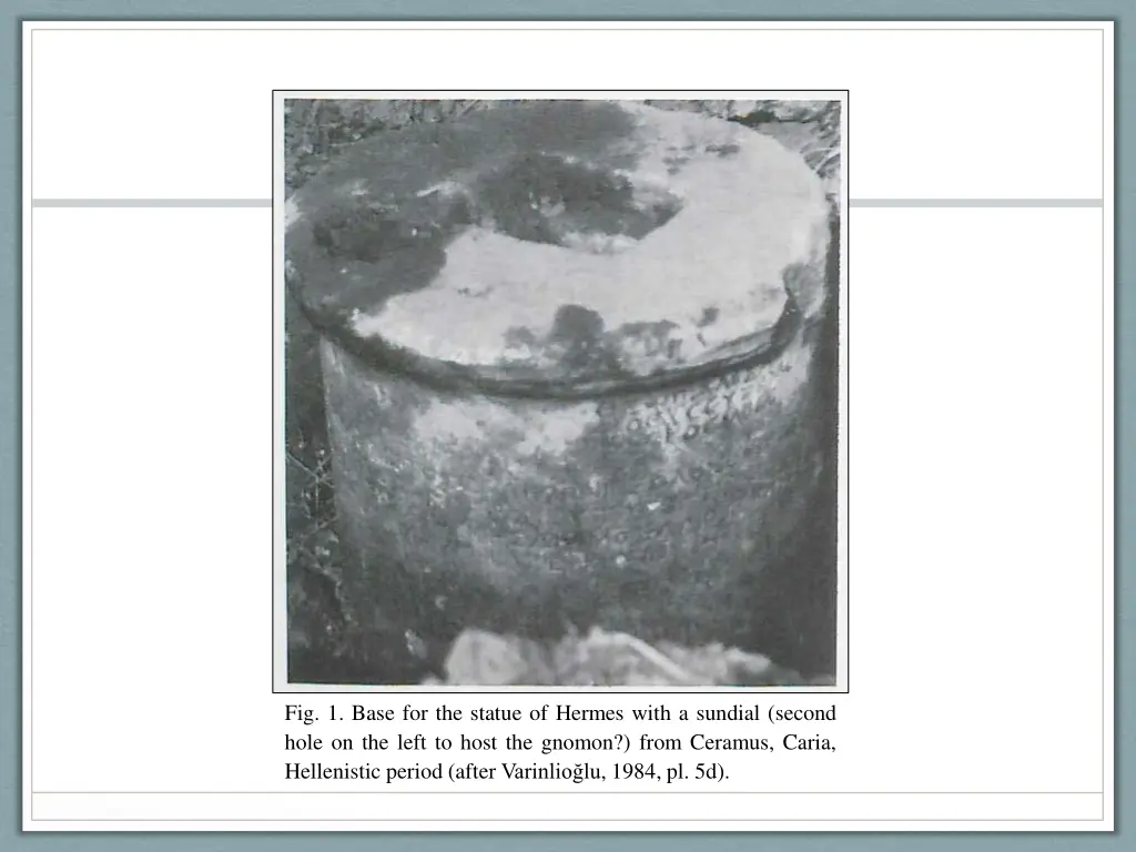 fig 1 base for the statue of hermes with