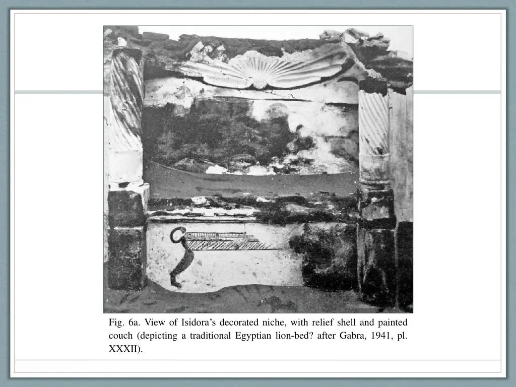 fig 6a view of isidora s decorated niche with