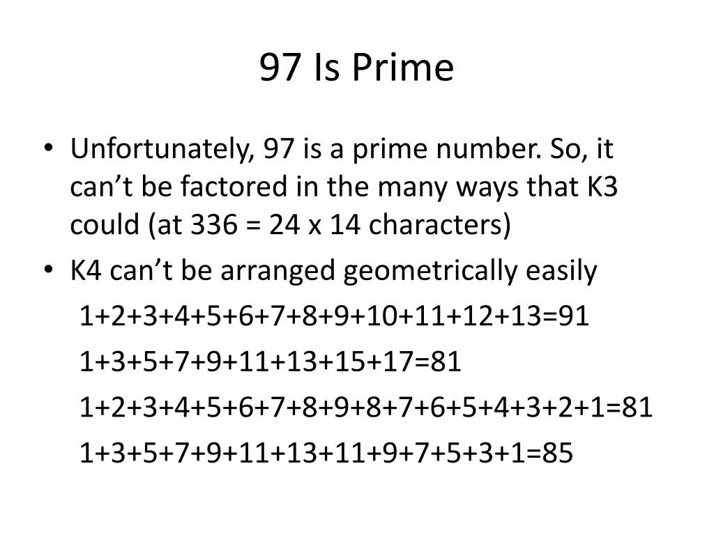 97 is prime