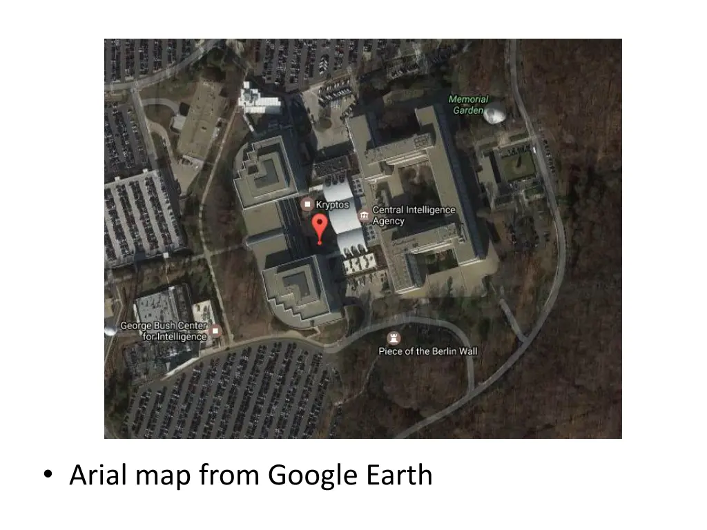 arial map from google earth