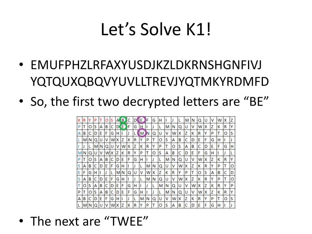 let s solve k1