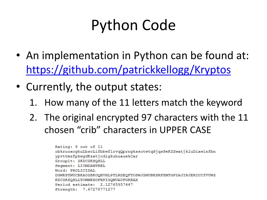 python code