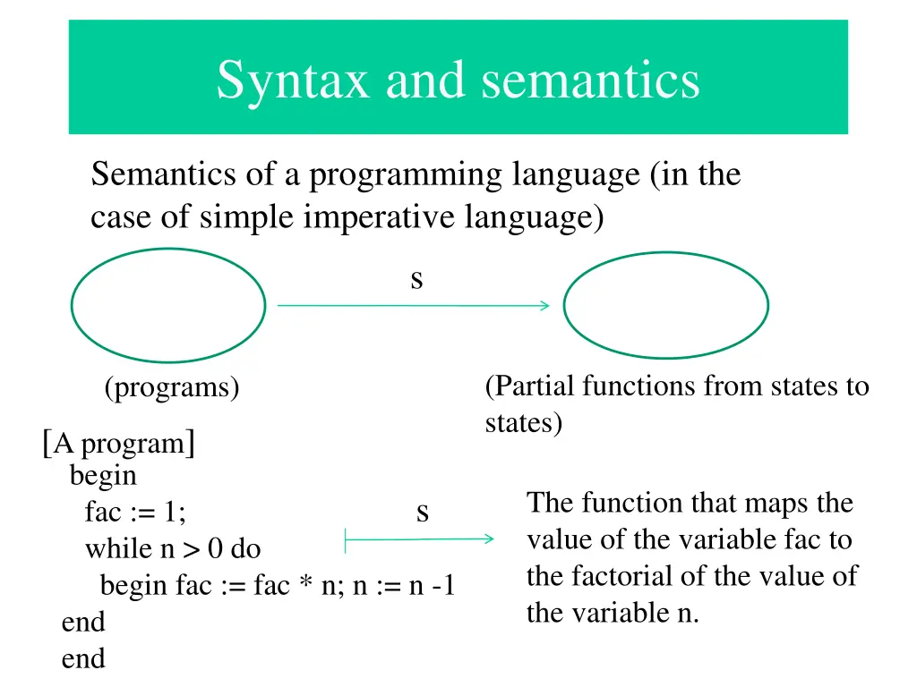 syntax and semantics 5