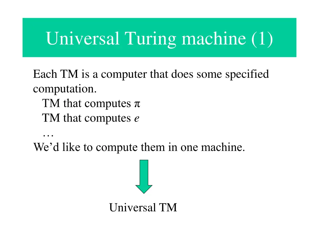 universal turing machine 1