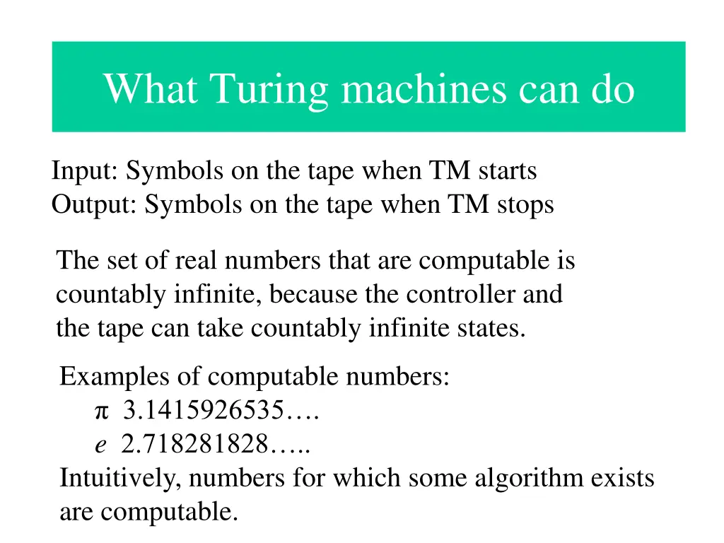 what turing machines can do