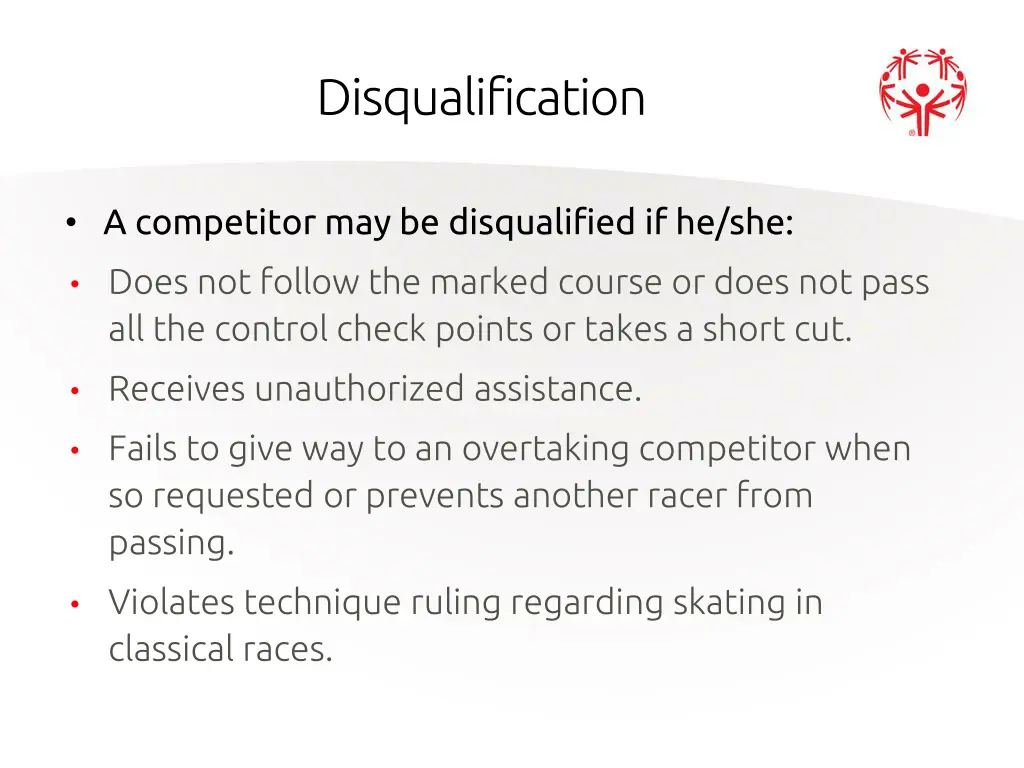 disqualification