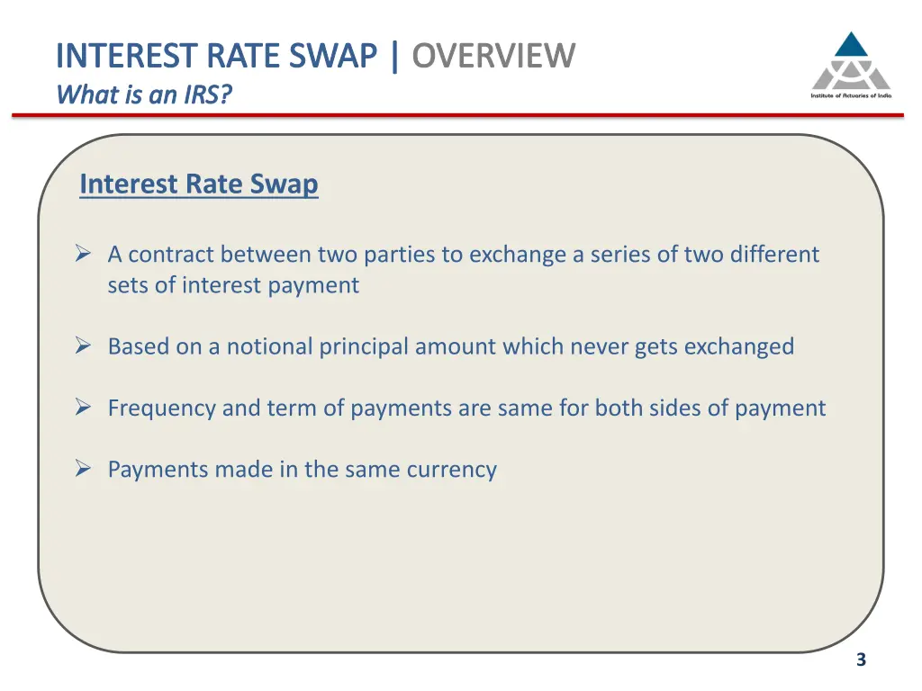 interest rate swap overview what is an irs