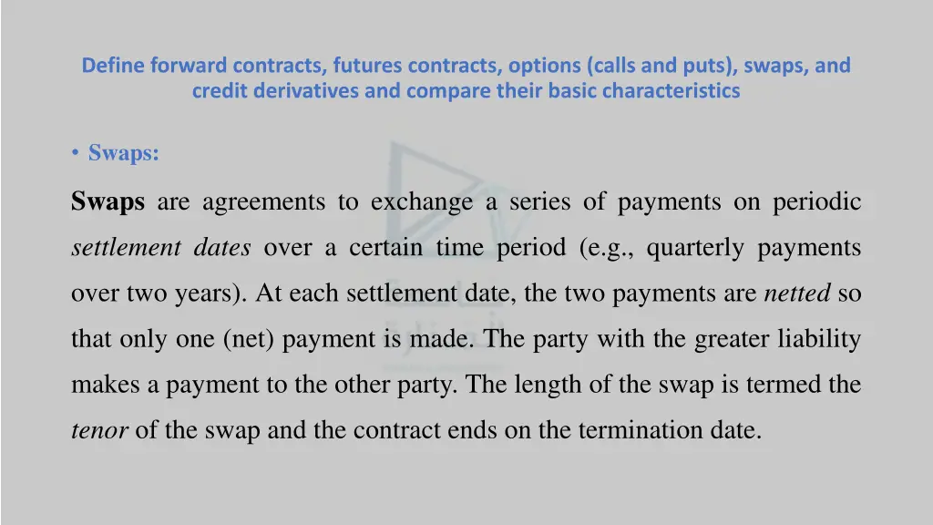 define forward contracts futures contracts