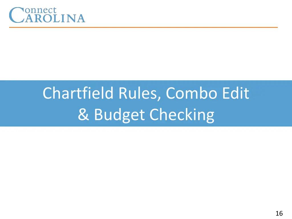 chartfield rules combo edit budget checking