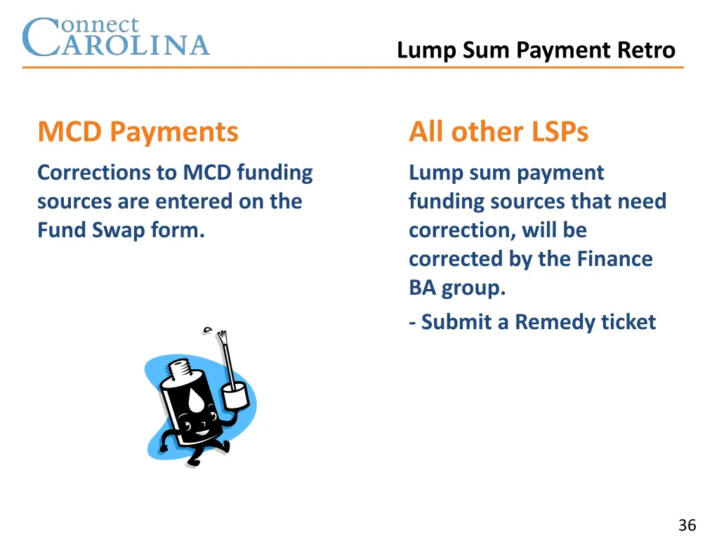 lump sum payment retro