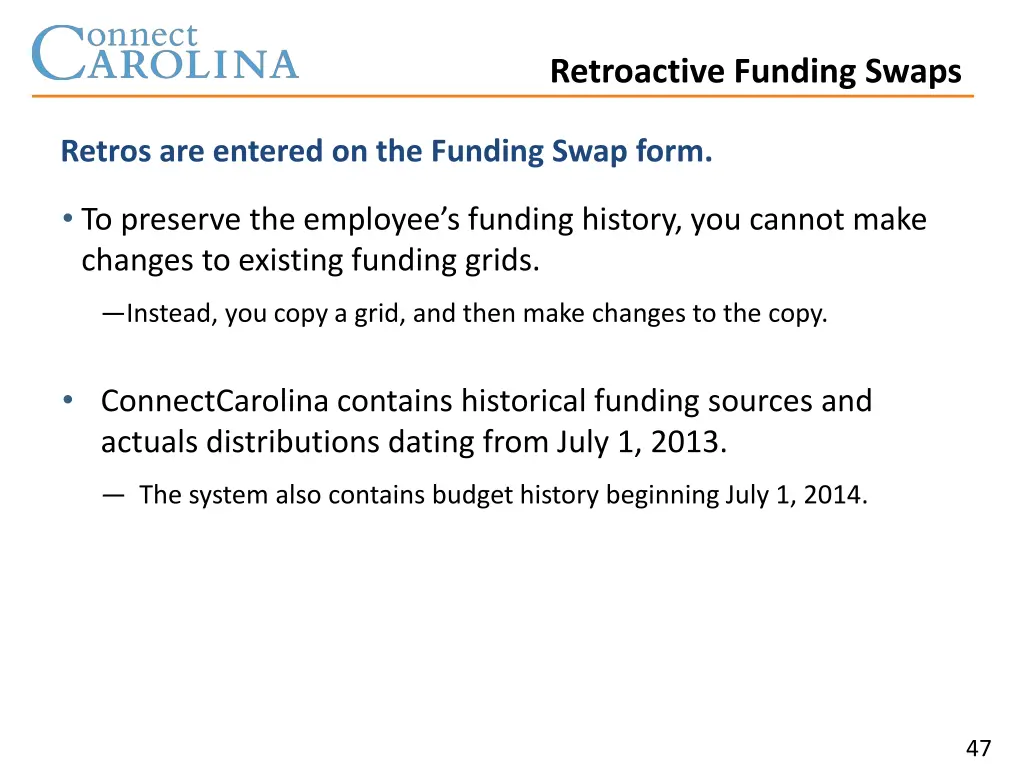 retroactive funding swaps 1