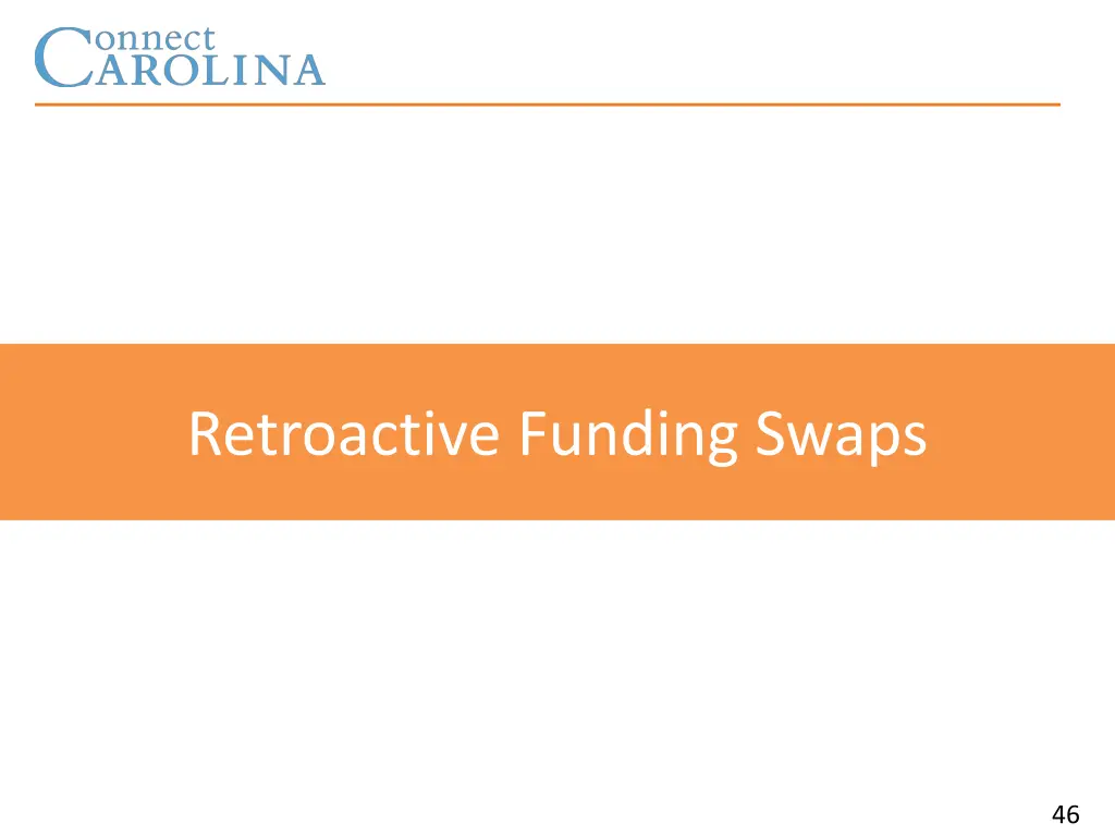 retroactive funding swaps