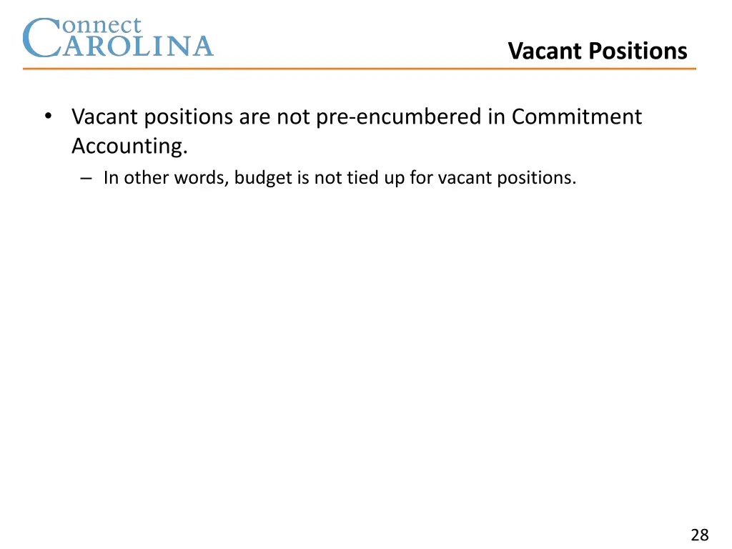 vacant positions