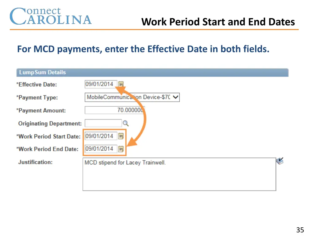 work period start and end dates 1