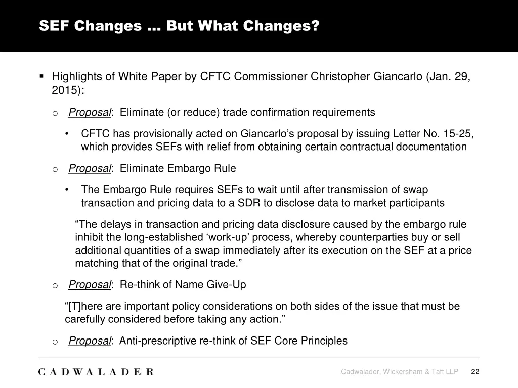 sef changes but what changes 3