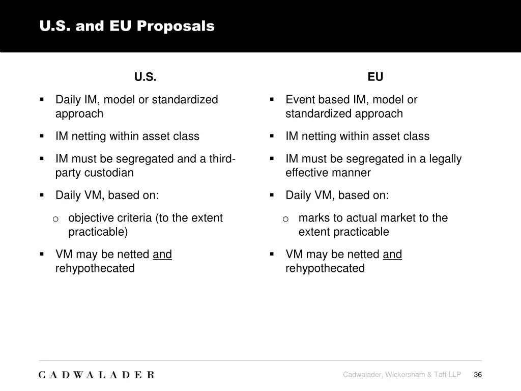 u s and eu proposals 2