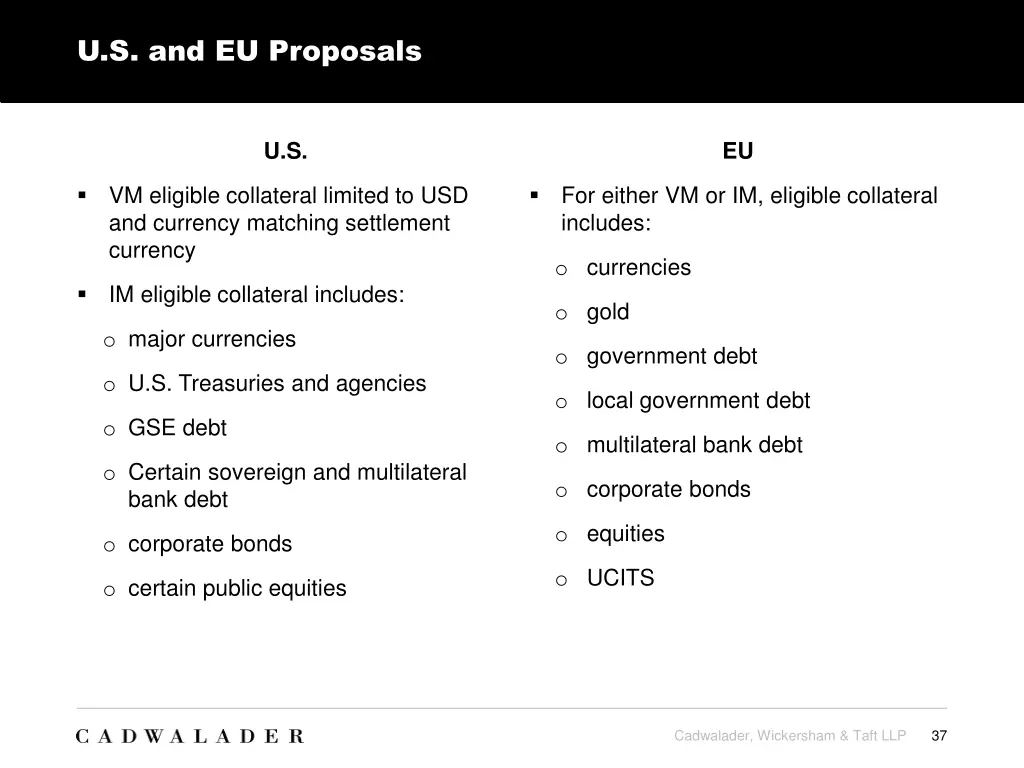 u s and eu proposals 3