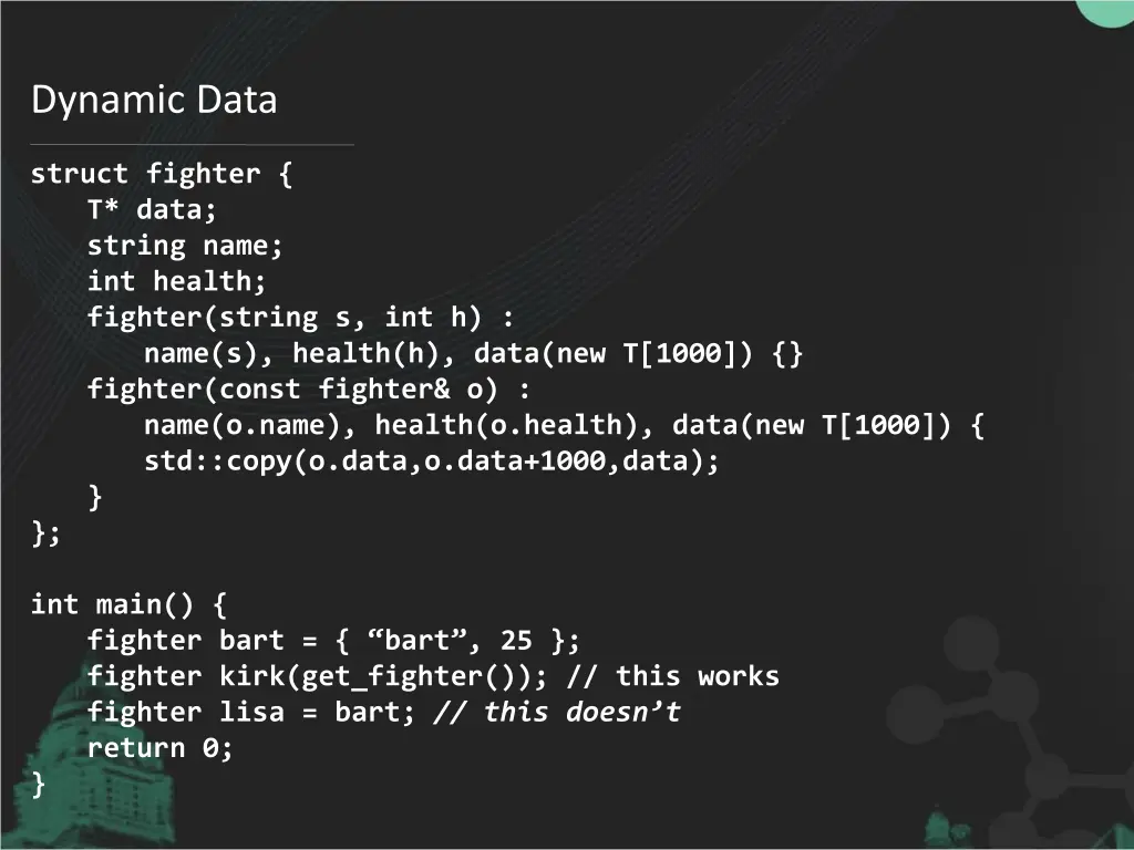 dynamic data 1