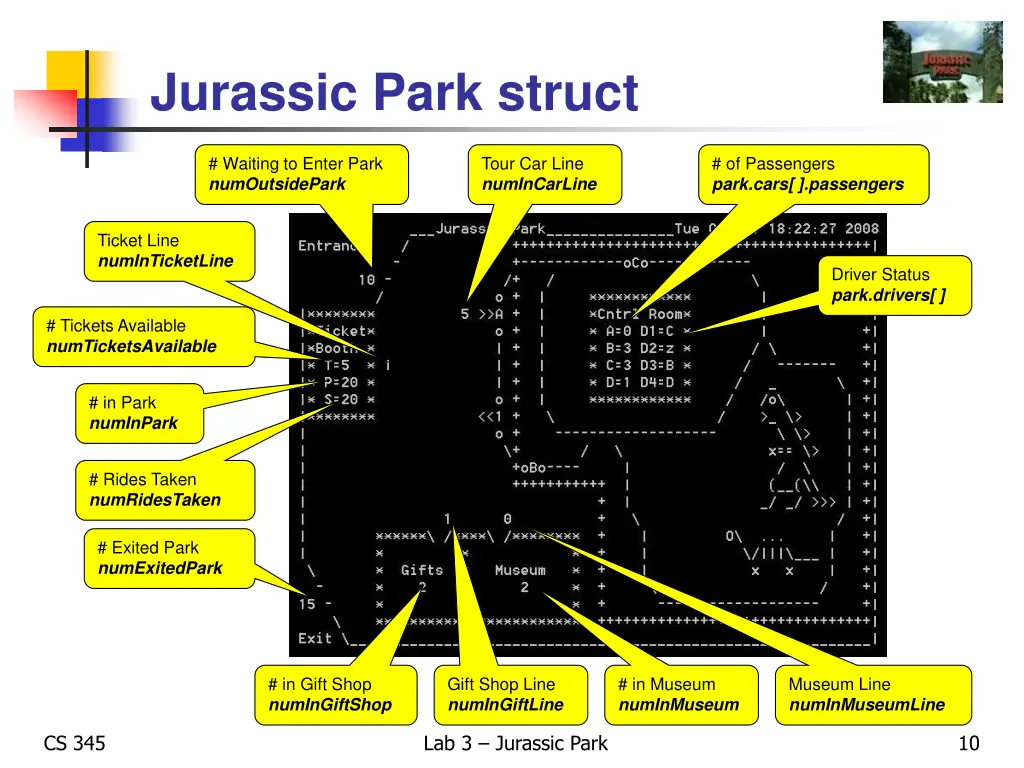 jurassic park struct