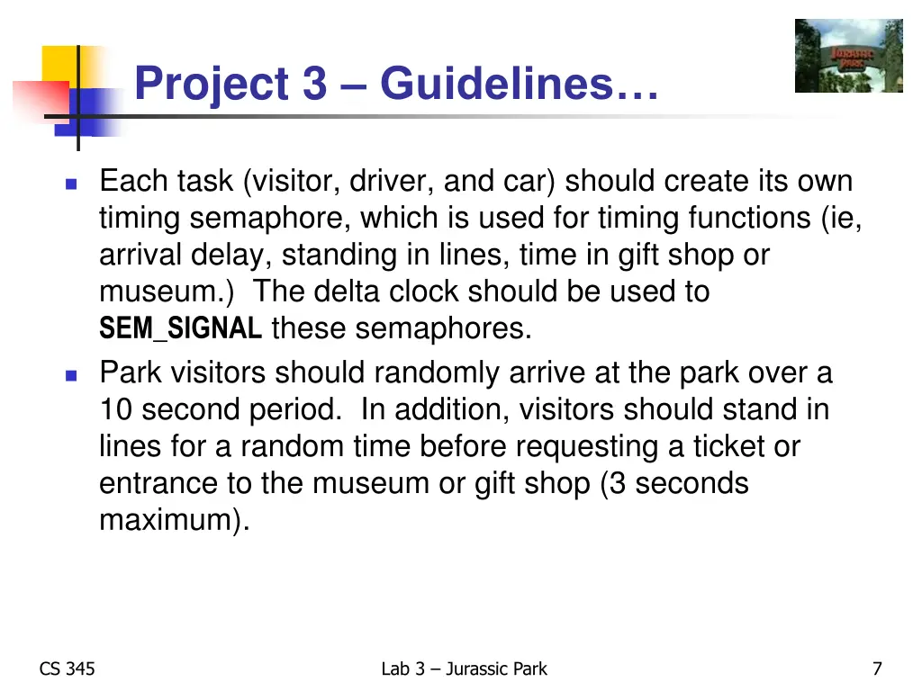 project 3 guidelines 1